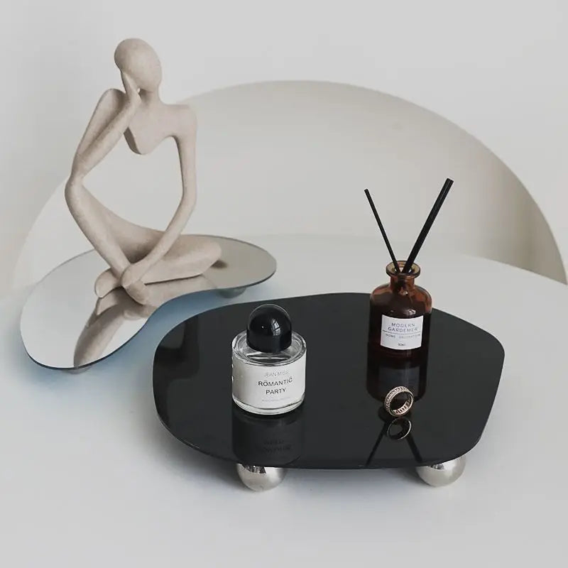 Minimalist Acrylic Tray – Perfume, Jewelry & Cosmetic Organizer