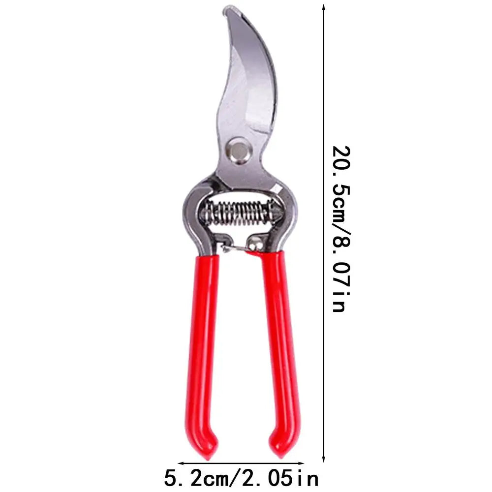 1PC Stainless Steel Gardening Shears Pruning branches Fruit trees Flowers Household Pruning Tools Garden hand Pruning Shears Oasis Select Red