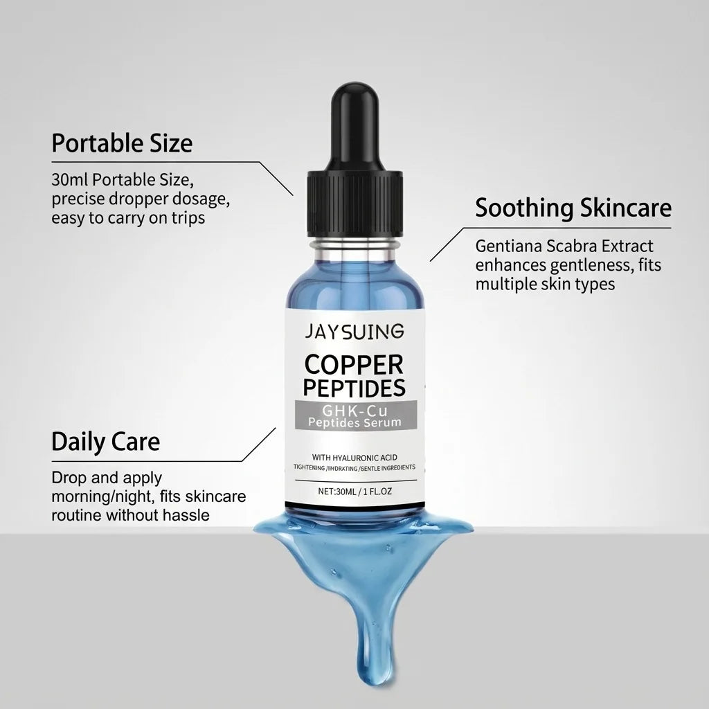 Copper Peptide & Hyaluronic Acid Face Serum – Firm & Brighten Face Serum Oasis Select