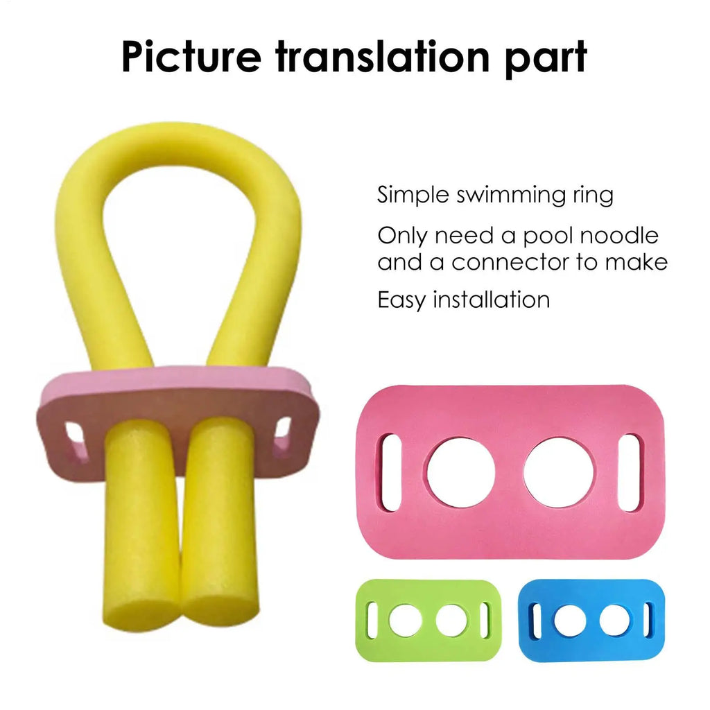Colorful Swim Noodle Connector Foam Connector Swimming Training Aid Accessory Swimming Stick Water Fun Kids' Swim Noodles Oasis Select
