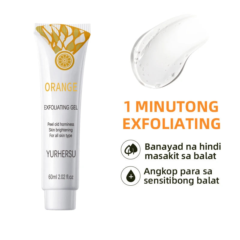 YURHERSU Exfoliating Gel Scrub – Brightening Face Cleanser 60ml Facial Exfoliating Scrub Oasis Select