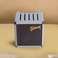 Guitar Pick Holder Box – Mini Amp Speaker Design Storage Case, Cool Desk Decor for Musicians, Fits All 2mm Standard Picks Oasis Select Grey
