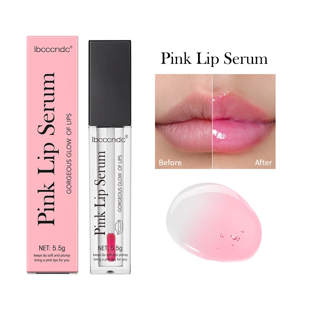 ibcccndc Pink Lip Serum Lotion Moisturizes Moisturizes And Plump Lips Removes Dead Skin Pink Lip Essence Brightener Use Of Face Oasis Select pink lip serum