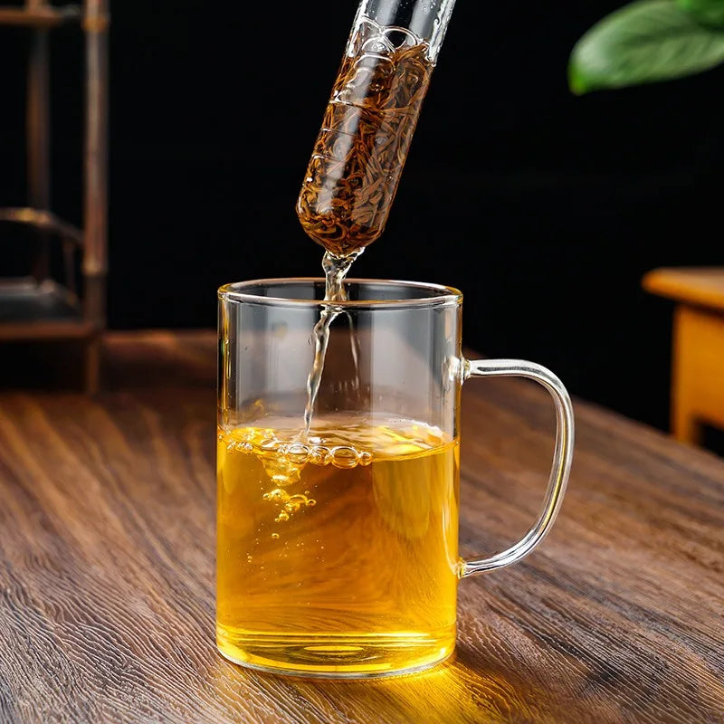 1pcs Exquisite Glass Tea Filter Practical Tea Infuser Strainer Durable Brewing Accessory for Daily Use Oasis Select