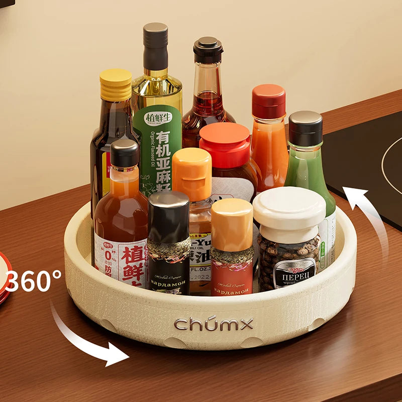 360-degree rotating desktop storage box—a practical, multi-purpose storage solution perfect for the kitchen and living room Oasis Select