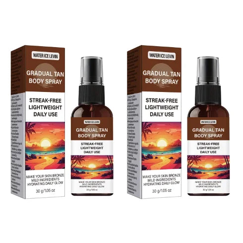 Gradual Tanner Spray – Streak-Free Hydrating Bronze Glow Self Tanner Spray Oasis Select WHITE 30g