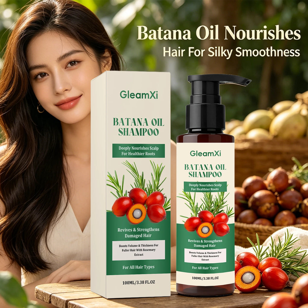 Batana Oil Shampoo with Rosemary Anti-Breakage Repair Split Ends Damaged Hair Oil Control Volumizing Shampoo for Dry Hair Oasis Select