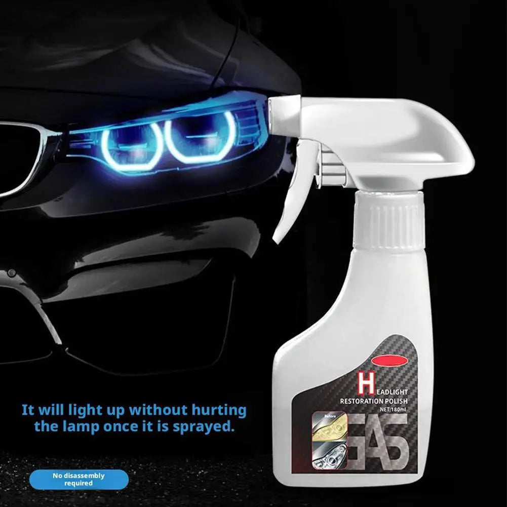 Car Headlight Restoration Kit – Scratch & UV Restorer 180ml