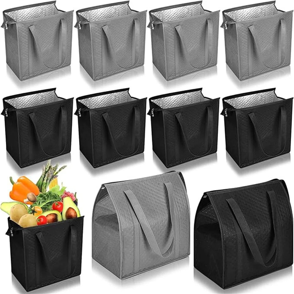 1PC Portable Lunch Cooler Beer Delivery Bag Folding Insulation Picnic Ice Pack Food Tote Thermal Bag Drink Carrier Insulated Bag Oasis Select