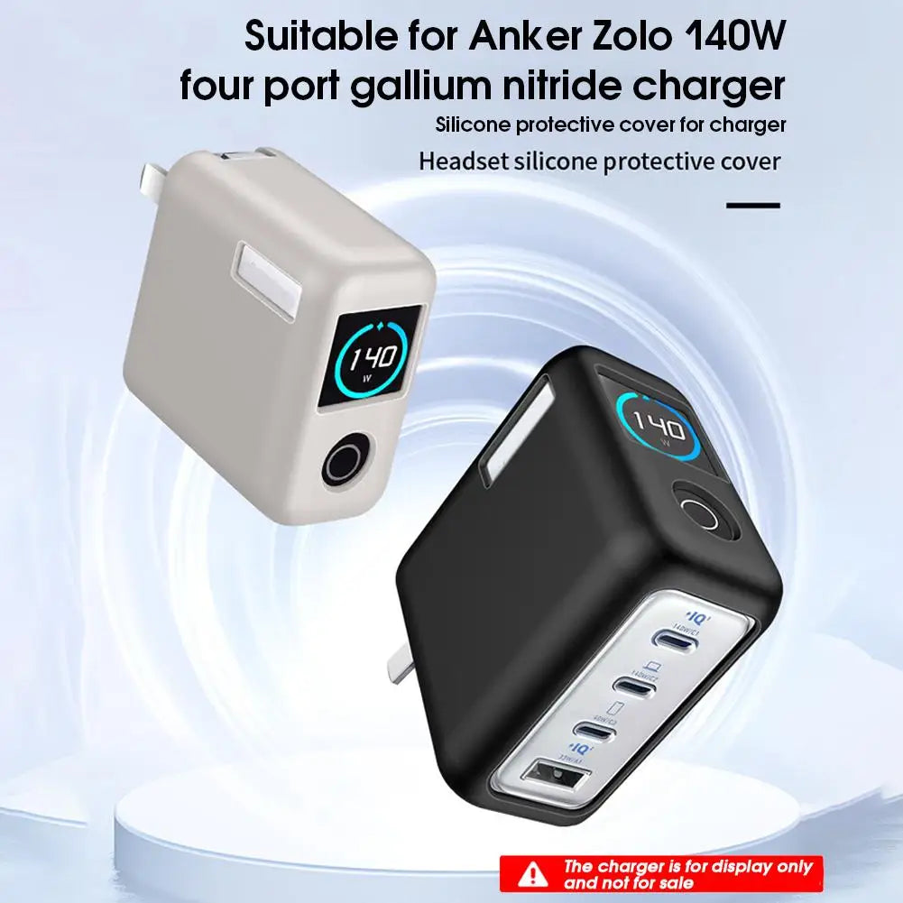 Silicone Case for Anker Zolo 140W GaN Charger – Dustproof Cover