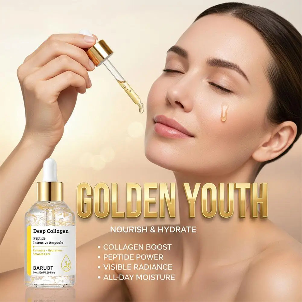 Korean Silk Collagen Essence Serum Deep Peptide Intensive Revitalizing Face Cream Anti-Wrinkle Firming Lifting Skin Care 40/50ml Oasis Select