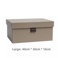 Modern Simple Storage Boxes Luxury Bedroom Storage Bins Nordic Cloakroom Cloak Box Multifunctional Home Organize Accessories Oasis Select Brown Large