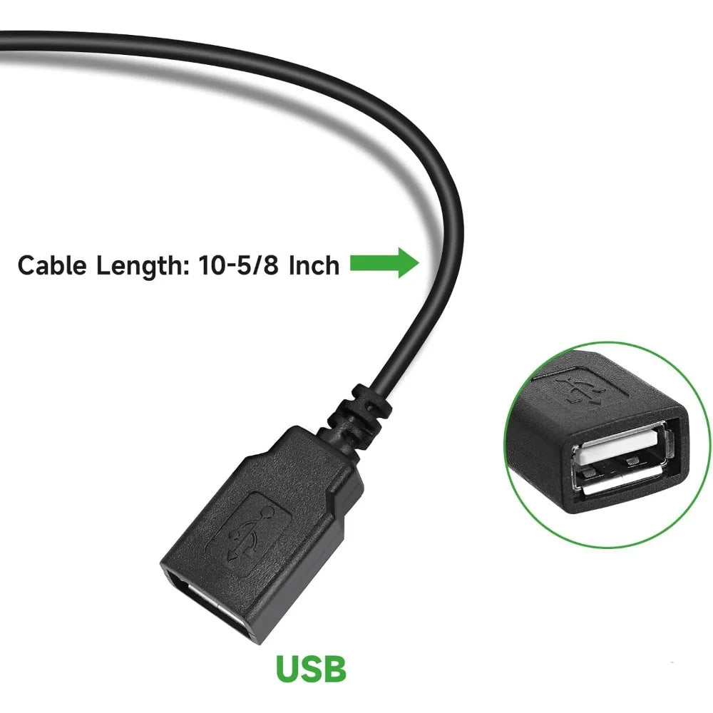 DC To DC 12V 24V Step Down To 5V 3A 15W USB Female Converter Adapter Buck Module For GPS Navigation Car Recorder Electronic Dog Oasis Select