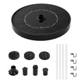 Solar Fountain Pump 150L/h DIY Fountain Pump Floating Solar Panel Bird Baths Water Fountain For Garden Outdoor Water Pool Decor Oasis Select Black