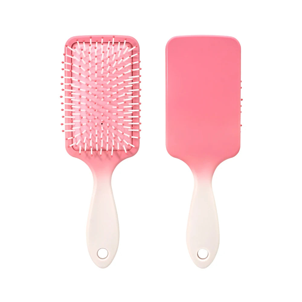 Massage Air Cushion Comb-Anti-static Air Cushion Brush Square Air Cushion Comb Plastic Handle Special For Real Hair Wigs Oasis Select M3888tm-pink-02