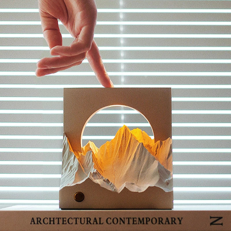 Sunshine Jinshan Aromatherapy Gift Bedroom Atmosphere Lamp Bedside Decoration Porch Decoration Fragrance Decoration Oasis Select