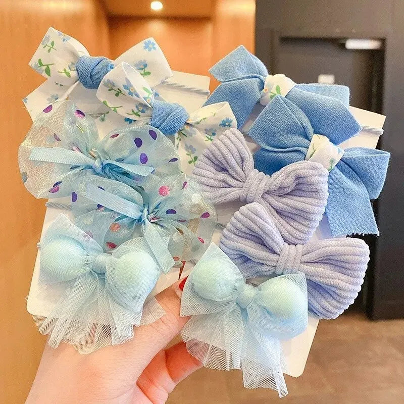 10pcs Aesthetic Hair Scrunchies – Cute Elastic Hair Ties, Soft Fabric Hair Bands, Stylish Headbands for Everyday Wear Oasis Select 10pcs-12