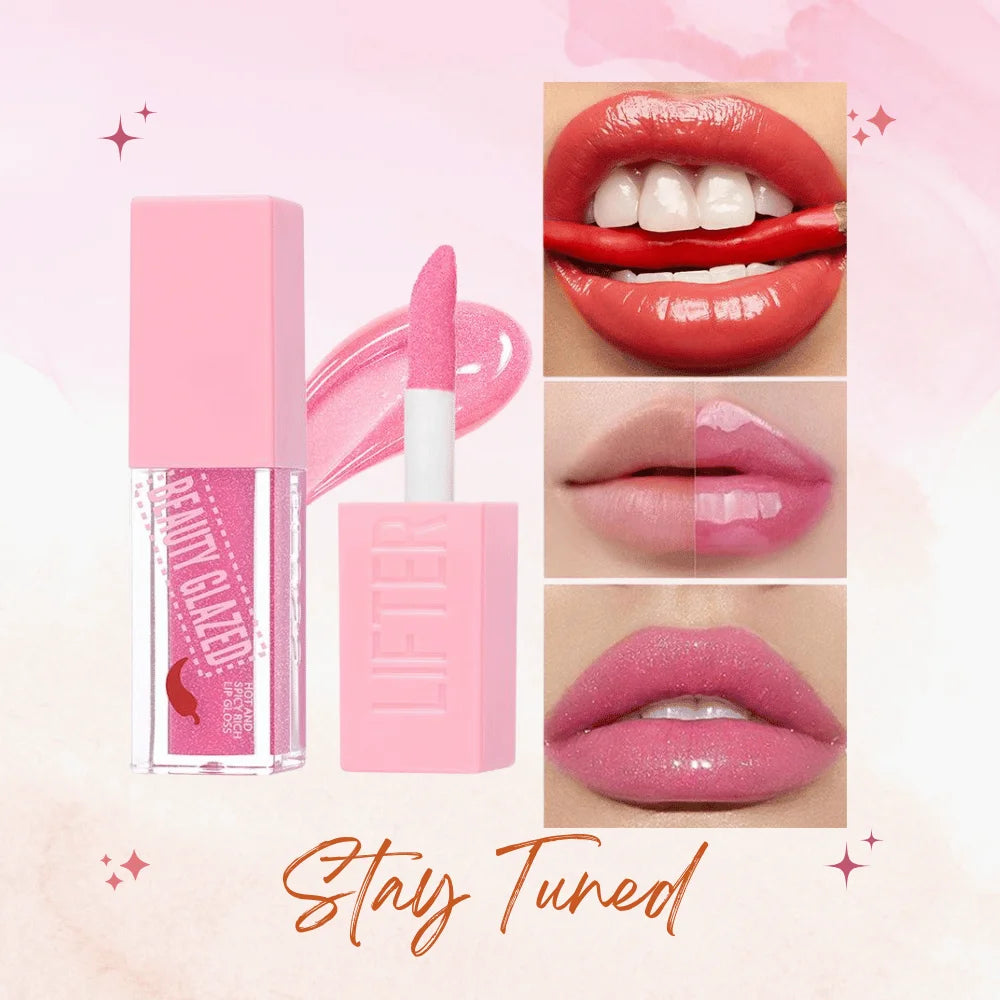 Jaysuing Shimmer Lip Oil Gloss – Fruity Moisturizing Tinted Jelly Lip Oil Gloss Oasis Select