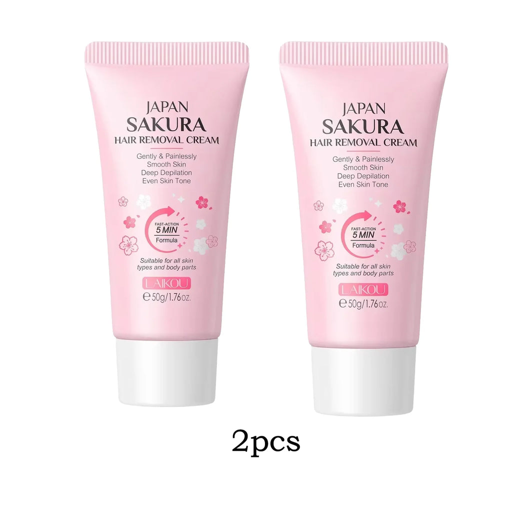 LAIKOU Hair Removal Cream For Men Women Body Intimate Areas Skin Care Moisturizing 50g Oasis Select 2pcs