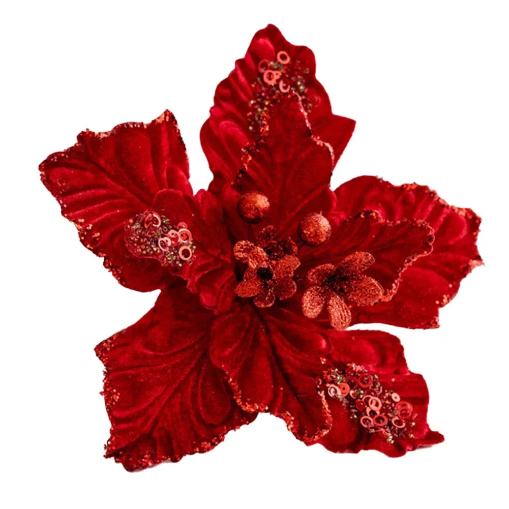 Available In Multiple Colors Christmas Tree Decorations Perfect Size Soft Touch Convenient Decoration Delicate Touch Oasis Select red China Mainland