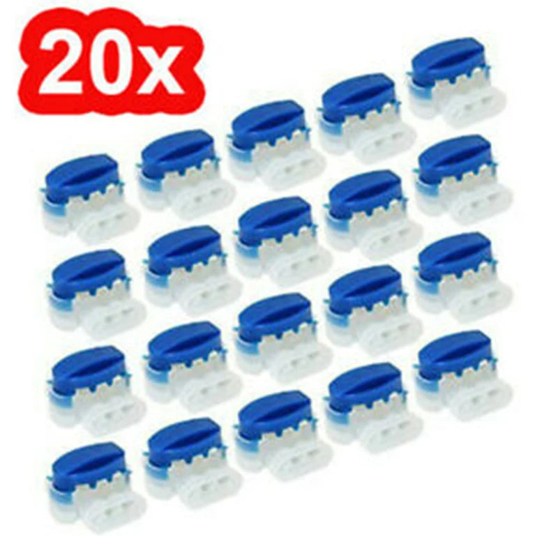 20x Resin Filled Cable Connector 314 Wire Connector For Automover Robot Lawn Mower Husqvarna Gardena Quick Electrical Terminals Oasis Select