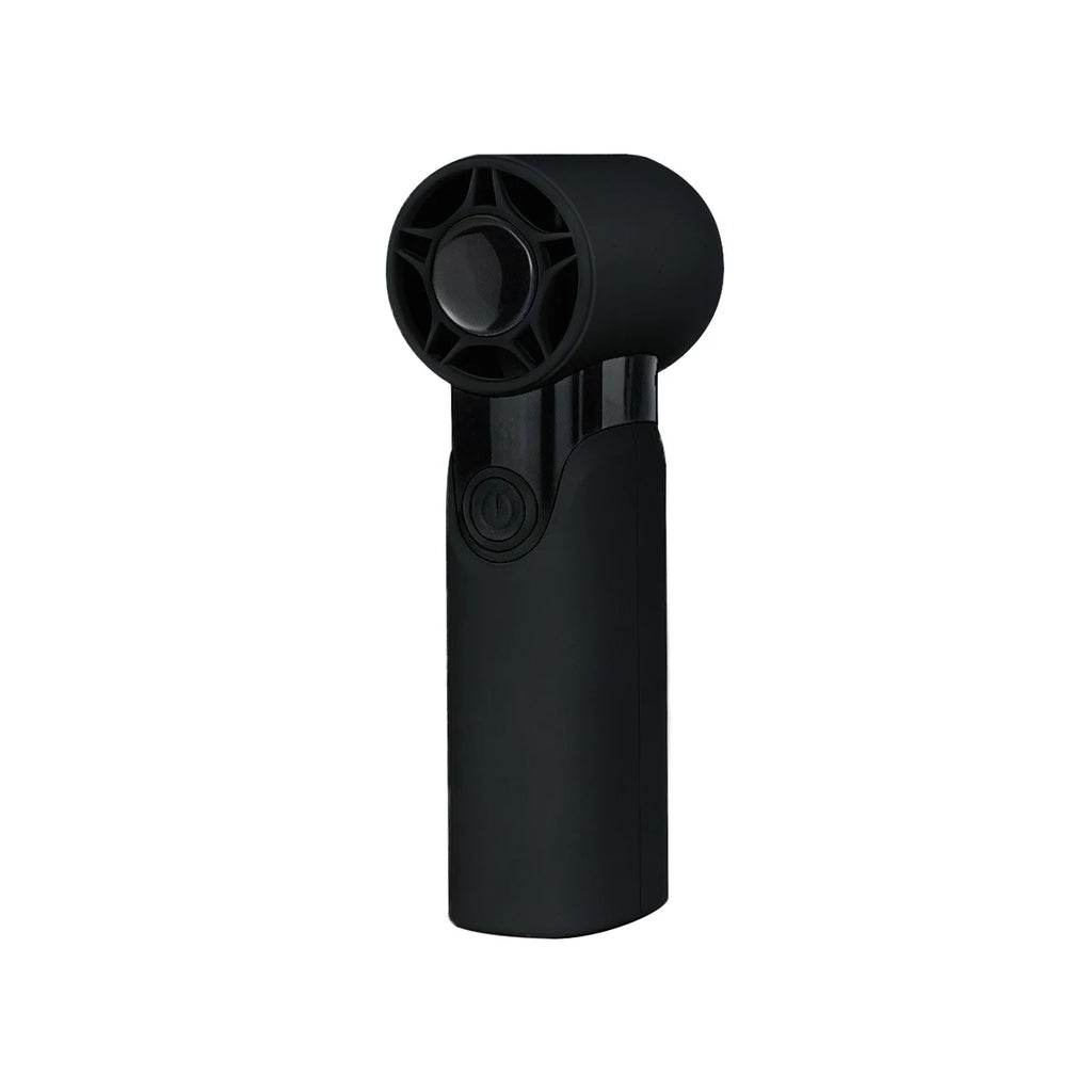 100 Speed Adjustable Handheld Fan 18000RPM Strong Wind Digital Display 3000mAh Long Endurance Portable Fan Oasis Select Black