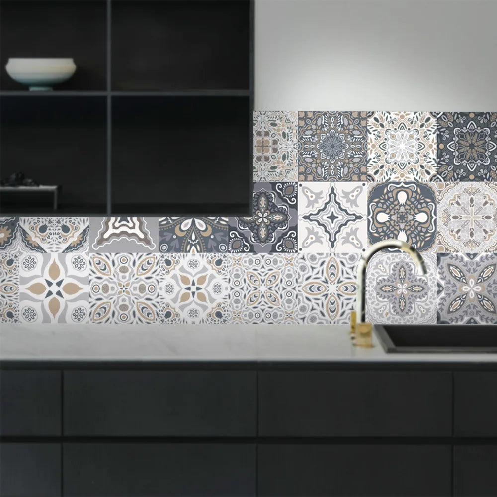 Film mosaic tile paste retro tile kitchen bathroom decoration DIY Wall paste floor paste For Wall Oasis Select