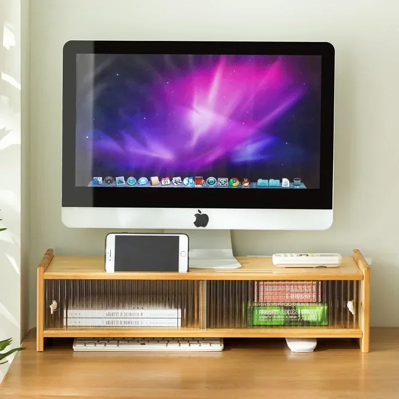 Multi-functional Computer Heightening Rack Monitor Bracket Bracket Heightening Base Desktop Desktop Storage Shelf Desk Shelf Oasis Select