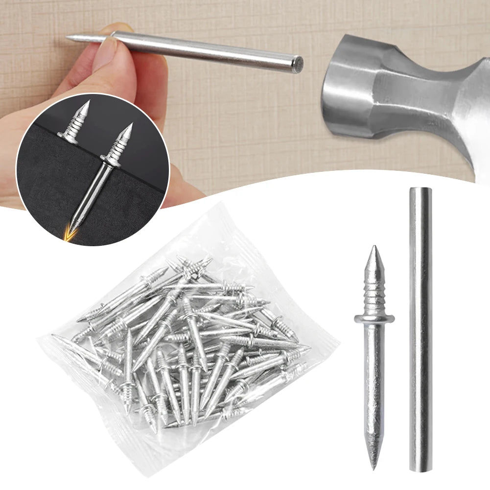 Seamless Double-Head Skirting Board Nails – Trace-Less 100–300pc