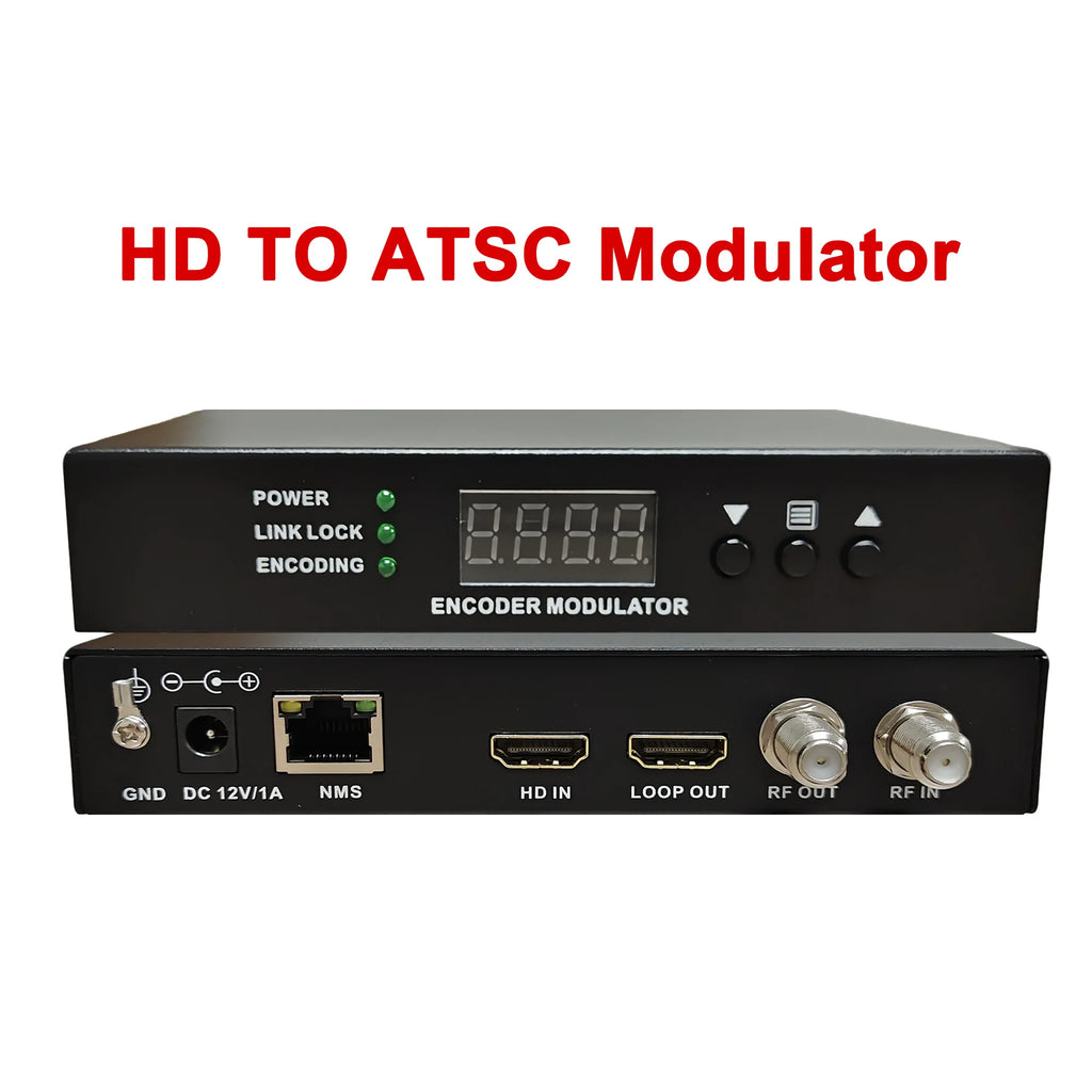 HD to RF encoder modulator TDT DVB-T ISDBT ATSC DVB-C DTV modulator CATV self-produced programs MPGE2 HD MI Modulator Oasis Select SILVER