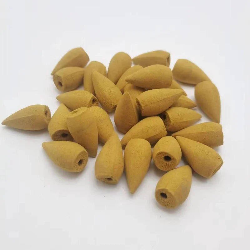 100/200/500 Pieces Backflow Incense Cones Mixed Natural Scent Waterfall inciensos Cones Tower Incense Backflow Incense Bullet Oasis Select jasmine 100pcs