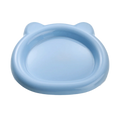 Colorful Plastic PP Cat Bowls Little Bear Pastry Plate Kitten Bowl Ins Cute Pet Supplies for Puppy Cat Oasis Select Blue