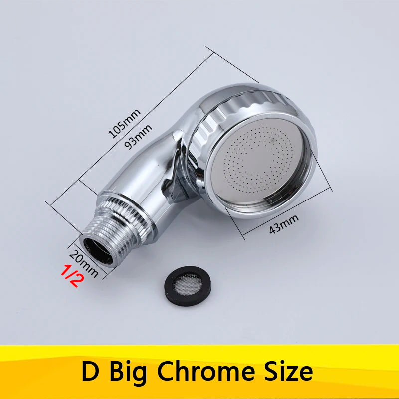 Bathroom Shower Head Hair Beauty Room Water-Saving Wash Shower Head Barber Shop Shower Nozzle Sprinkler Sprayer Filter Head Oasis Select D Big Chrome China Mainland Other