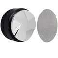 WISH 51Mm Adjustable Depth-3 Angled Espresso Tamper Fits 51Mm Portafilter, 51Mm Coffee Distributor Tool With 51Mm Puck Screen Oasis Select BlackSilver