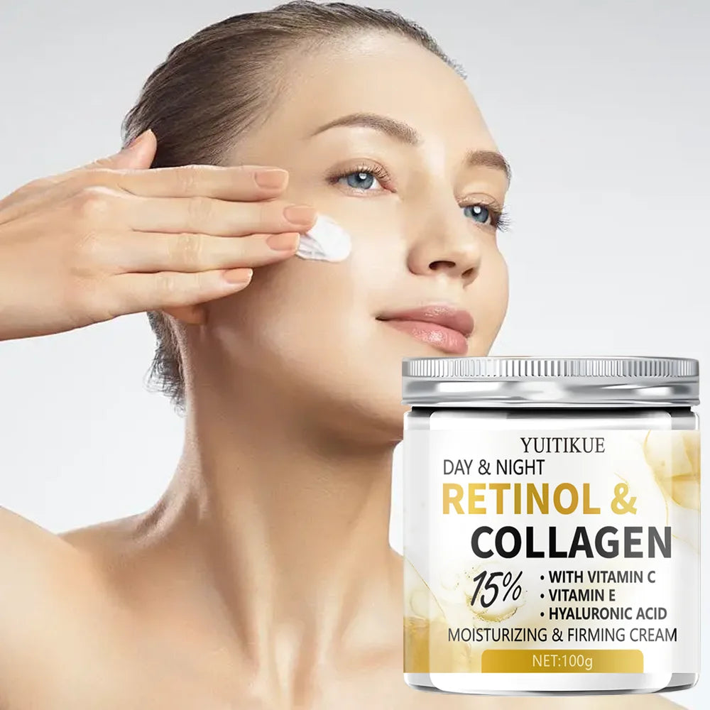 DAY & NIGHT Firming Cream – Retinol, Collagen & Hyaluronic Acid