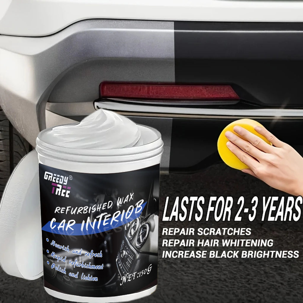 Car Interior Wax – Plastic Trim Restorer, Tire Shine & Anti-Aging Glaze