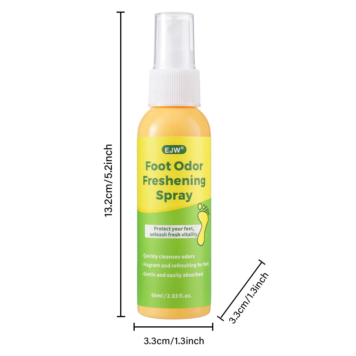 Probiotic Foot Spray – Tea Tree, Lavender & Eucalyptus Odor Control Foot Deodorant Spray Oasis Select