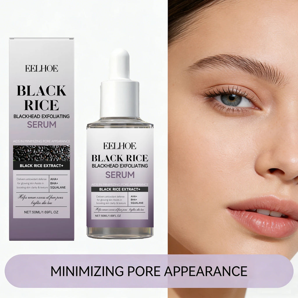 Eelhoe Black Rice Exfoliating Face Serum – Pore & Blackhead Exfoliating Face Serum Oasis Select