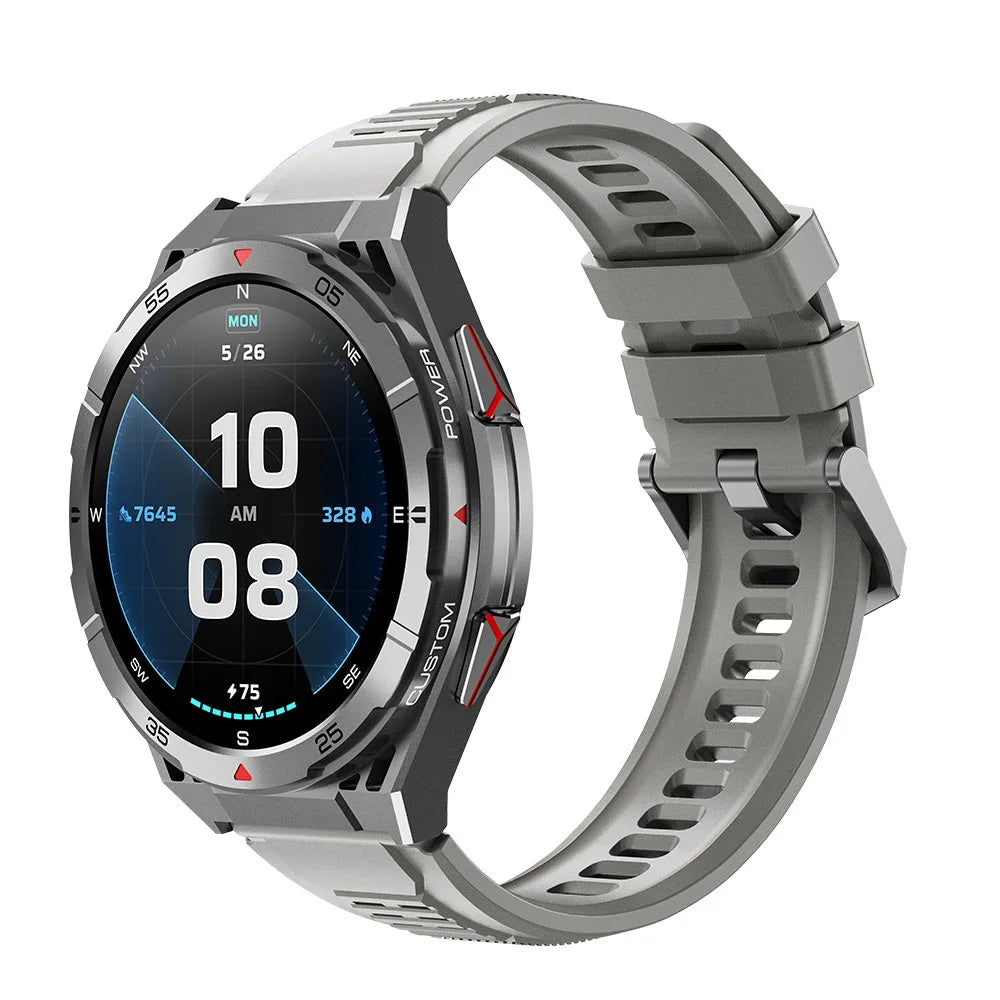 3ATM Waterproof Smart Watch Men GPS AMOLED Screen Smartwatch Compass Altitude Air Pressure BT Call 480mAh Sports Health Monitor Oasis Select SVGRS
