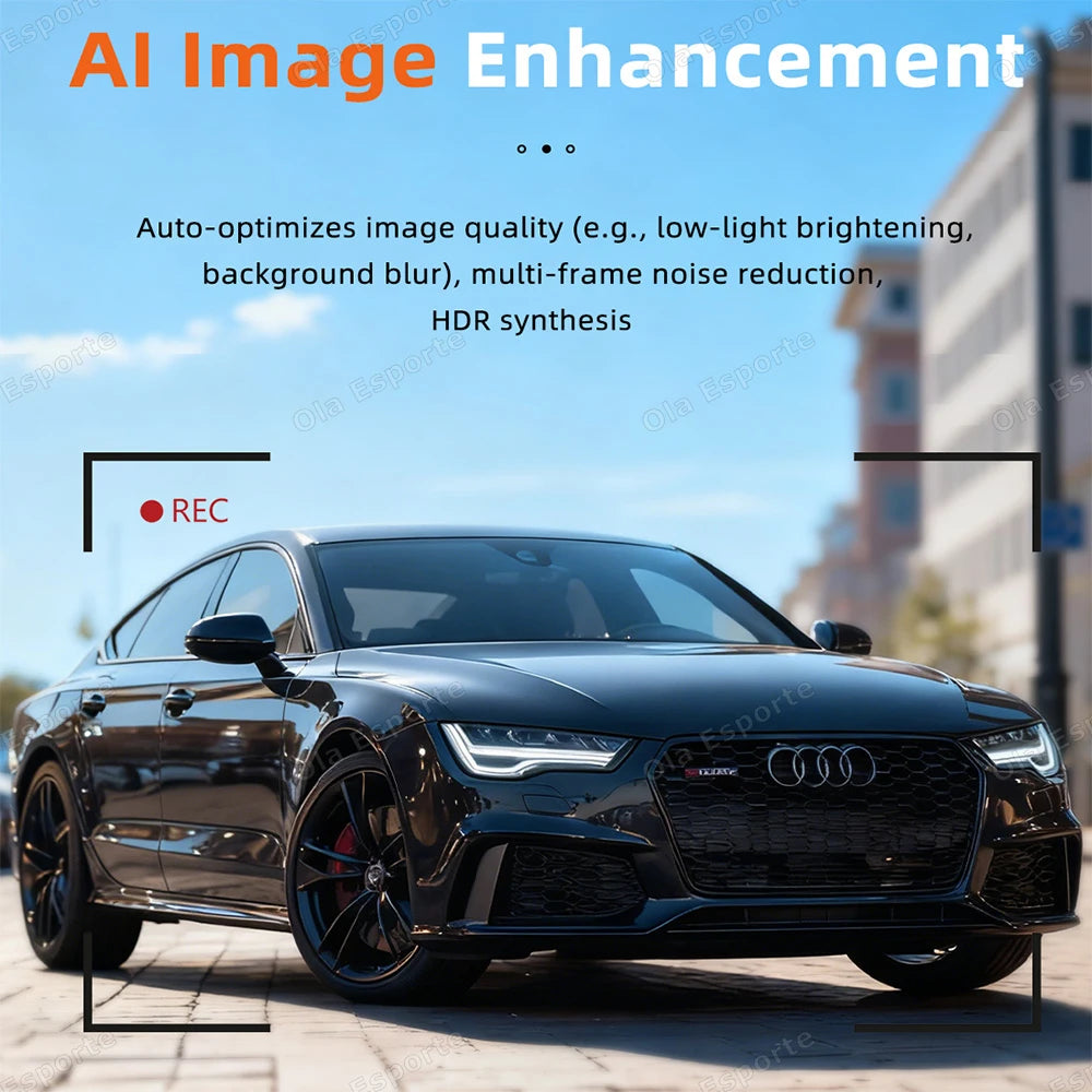 AI Smart Glasses 4K Camera Bluetooth UV400 Polarized IP54