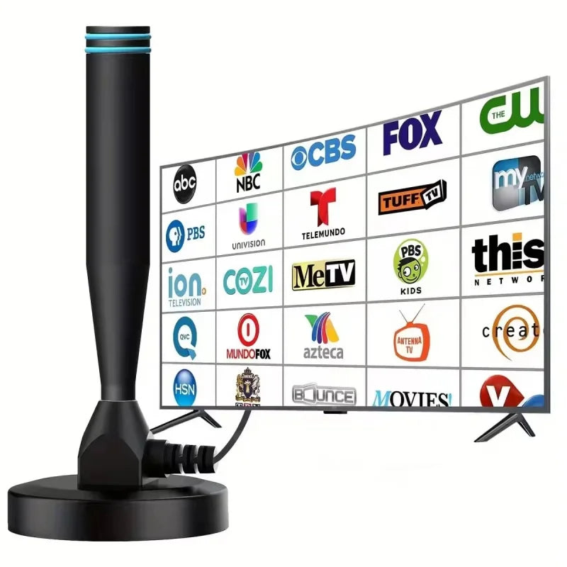 Indoor/Outdoor Suction Cup Digital TV Antenna DTMB Antenna for Home Use Popular Cross-Border Terrestrial Digital TV Antenna Oasis Select black