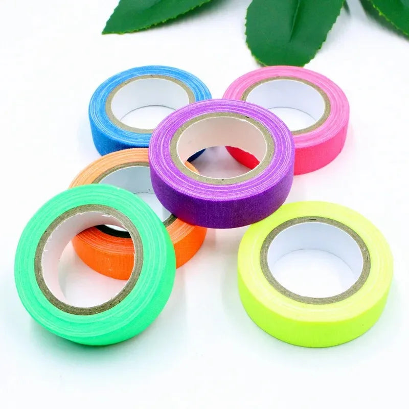 UV Fluorescent Cloth Tape 1.5cm x 5m – Matte, No Residue UV Fluorescent Tape Oasis Select 6 Colors