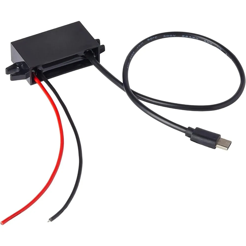 DC/DC 12V (8-23V) Step Down To 3A Converter Module With USB-C Output Compatible With many Cell Phones And Personal Electronics Oasis Select 12V to 5V 3A USB-C