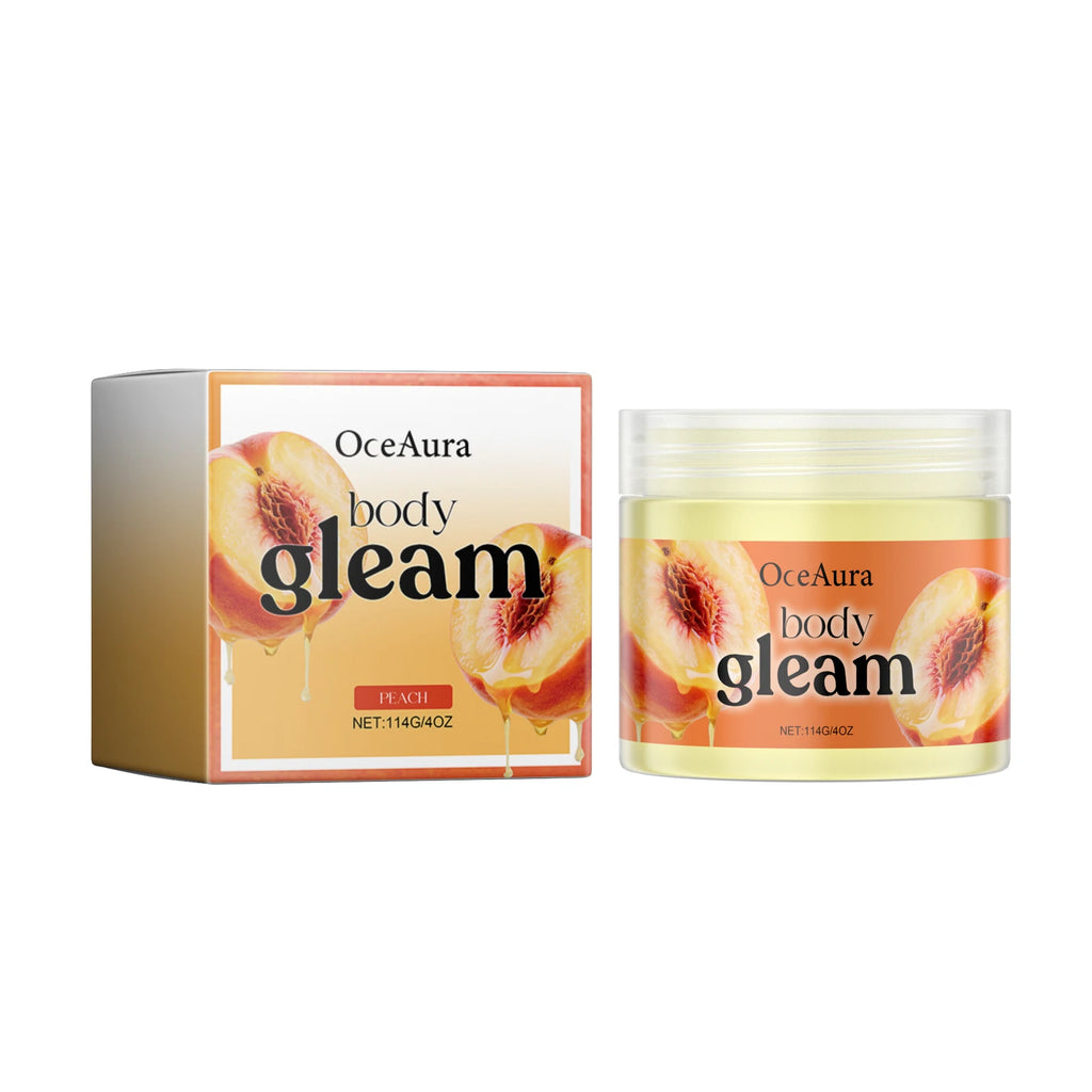Body Butter Moisturizing Cream Nourishing Dry Skin Improve Roughness Skin Soft Smoothing Repair Barrier Vanilla Body Lotion 114g Oasis Select Peach