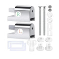 ●1Set Toilet Soft Close Hinges Seat Hinge Replacement Traditional Contemporary Toilet Lid Hinges Hardware Fixing Connector Parts Oasis Select Default Title