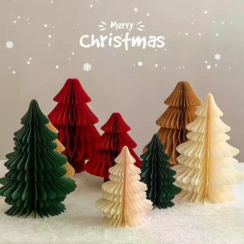 3D Honeycomb Christmas Ball Ornament – Foldable Paper Hanging Christmas Ornament Oasis Select