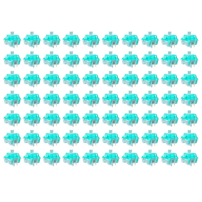 WISH 70PCS F.S Ice Burning Shaft Switches 5 Pin Advance Large Paragraph Axis For DIY Gaming Mechanical Keyboard Oasis Select