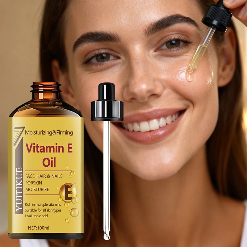 YUTIKUE Vitamin E Oil 100ml – Face, Hair & Nails Moisturizer
