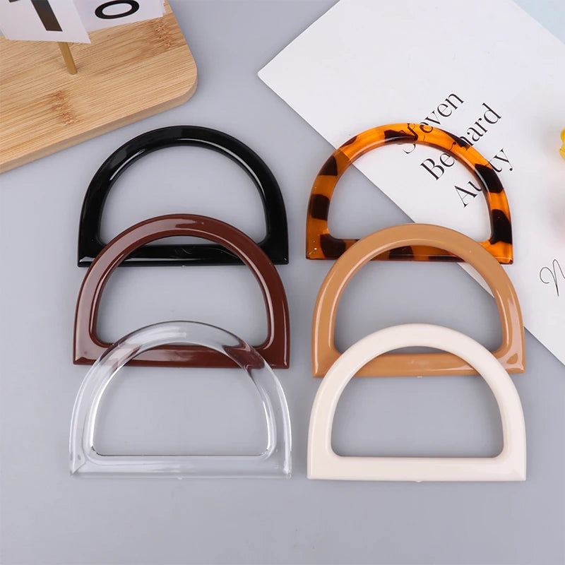 2Pcs D-Shape Bag Handles – DIY Purse & Crochet Bag Handles DIY Bag Handles Oasis Select