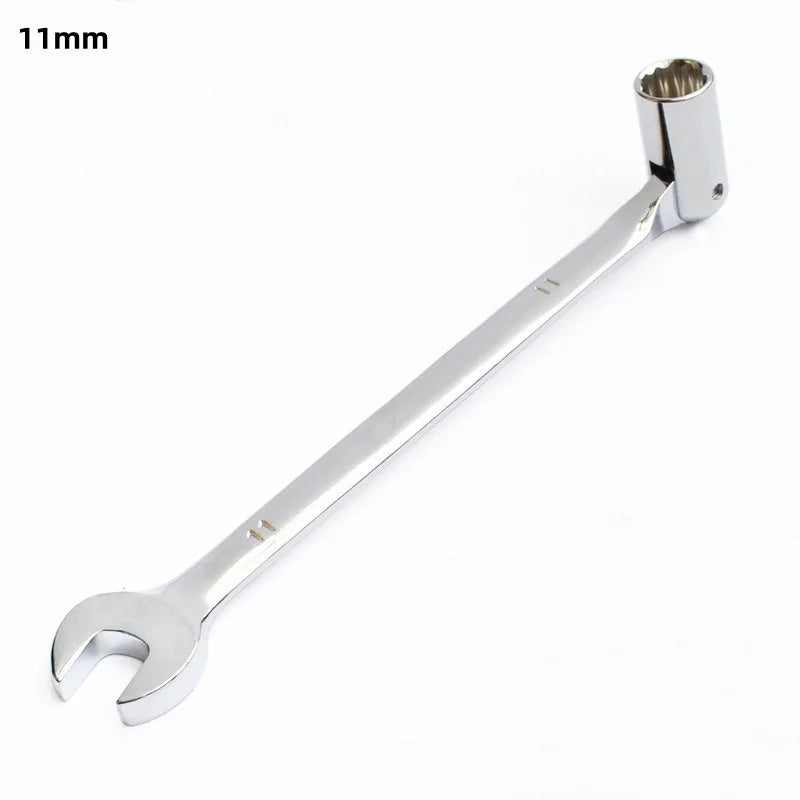 Double End Swivel-Socket Wrench Tool Activity Sockets Set Tools,Metric Swivel Head Flexible Socket Wrench Spanner CRV Steel Tool Oasis Select 11mm
